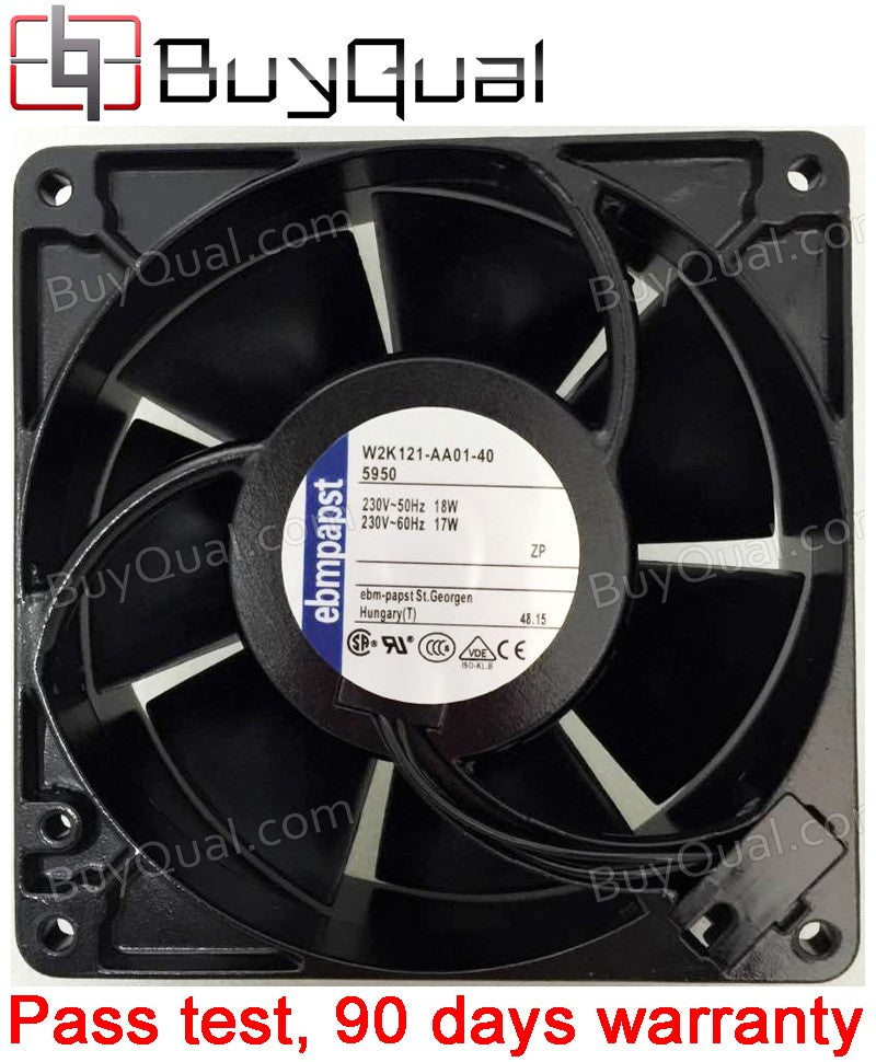 Ebmpapst W2K121-AA01-40 220V/230V 17/18W Cooling Fan Ebmpapst W2K121-AA01-40 220V/230V 17/18W Cooling Fan